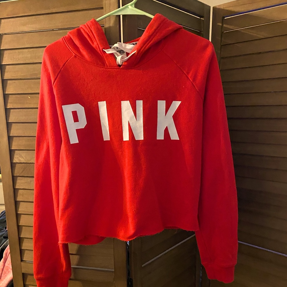 PINK Victoria's Secret Red Hoodie